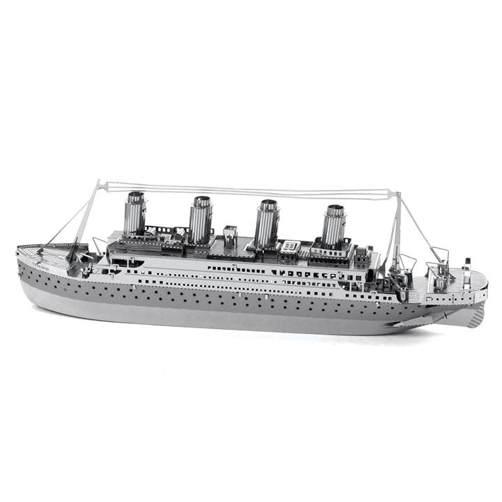 پازل سه بعدی فلزی مدل کشتی تایتانیک Titanic 3d Metal Puzzle